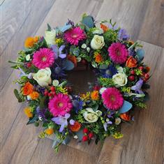 Beautiful Brights Wreath