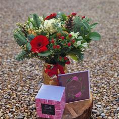 Christmas Vase Giftset 