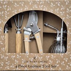 4 Piece Garden Tool Set 