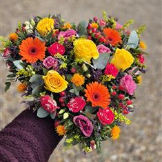 Mixed Vibrant Heart